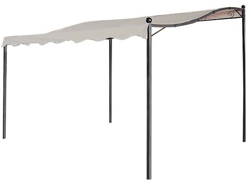 Tata Linda GAZEBO VERANDA mt. 3x2,5x2/2,6 h col. Ecrù