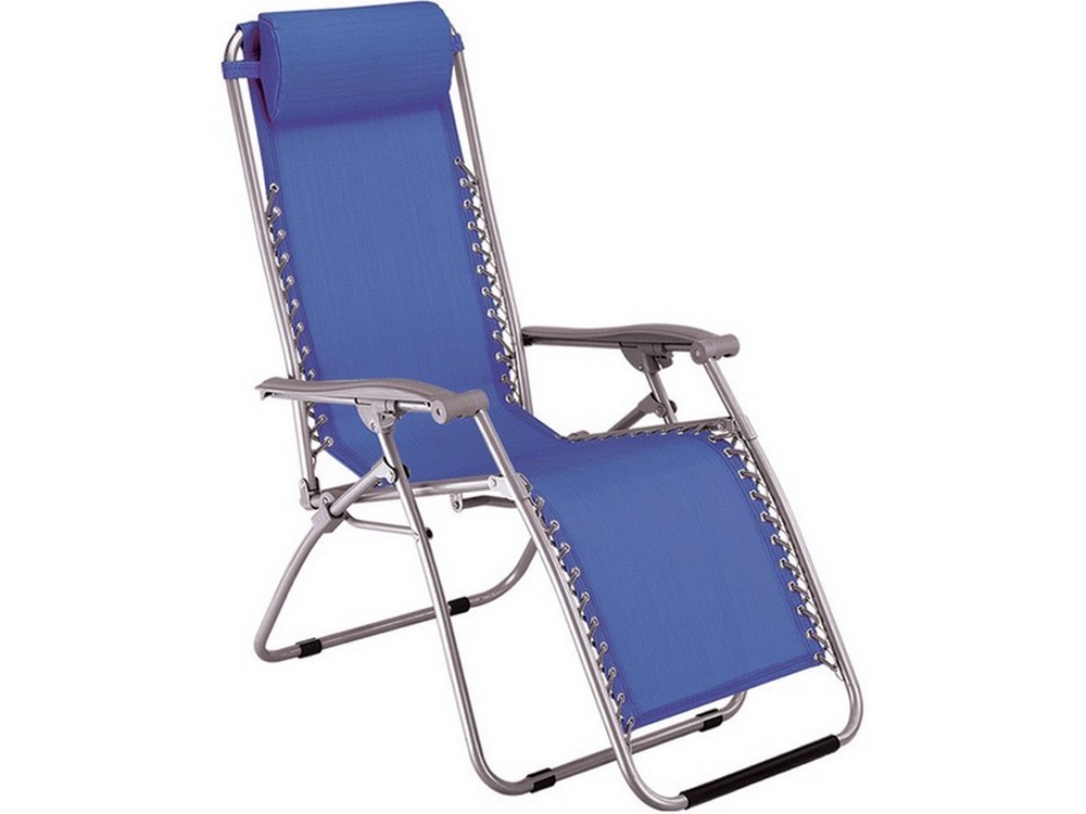Tata Linda SDRAIO RECLINABILE VIRTUS cm. 65x90/165x113 h col. Blu