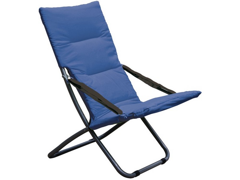 Tata Linda SEDIA PIEGHEVOLE CAPRI cm. 83x50x93 h col. Blu