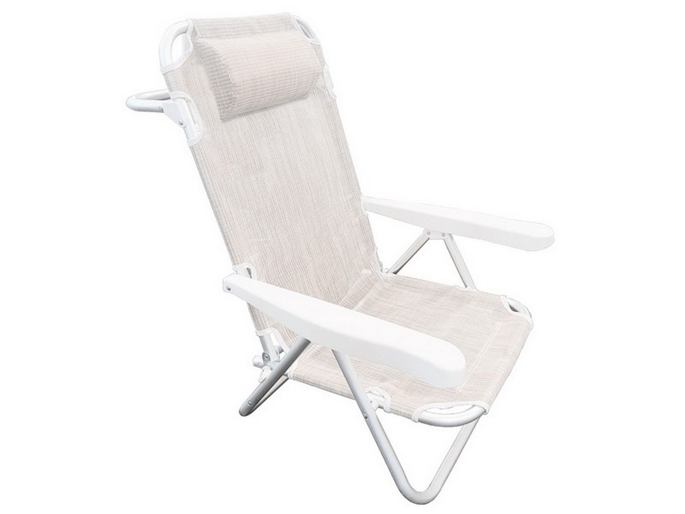 Tata Linda SPIAGGINA RECLINABILE COMFORT 5 POSIZIONI cm. 61x53x81 h col. Assortiti