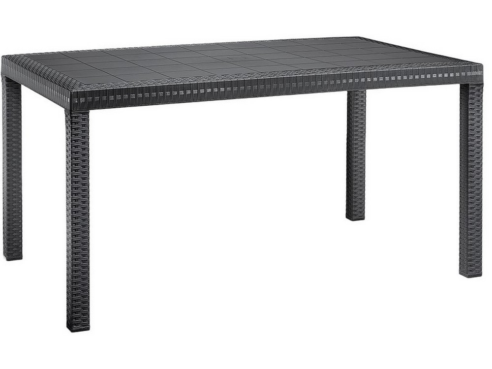 TAVOLO HOUSTON cm. 150x90x74 h col. Antracite