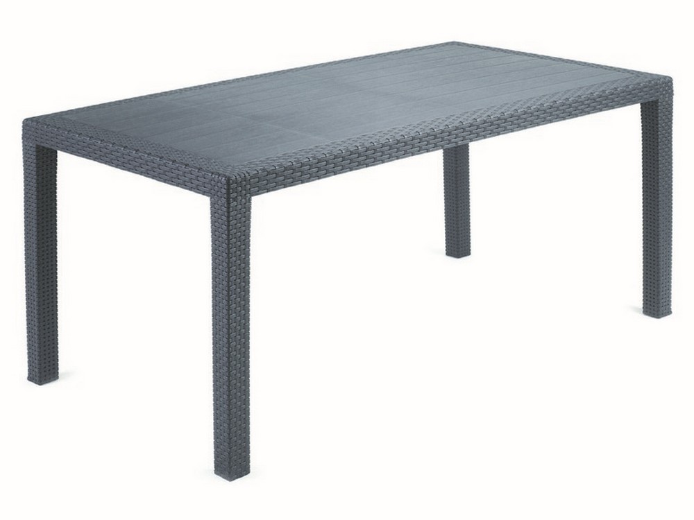 TAVOLO JOKER cm. 138x78x72 h col. Antracite