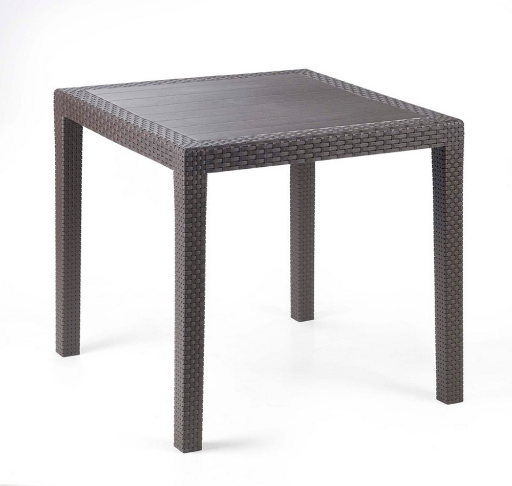 TAVOLO KING cm. 80x80x72 h col. Antracite