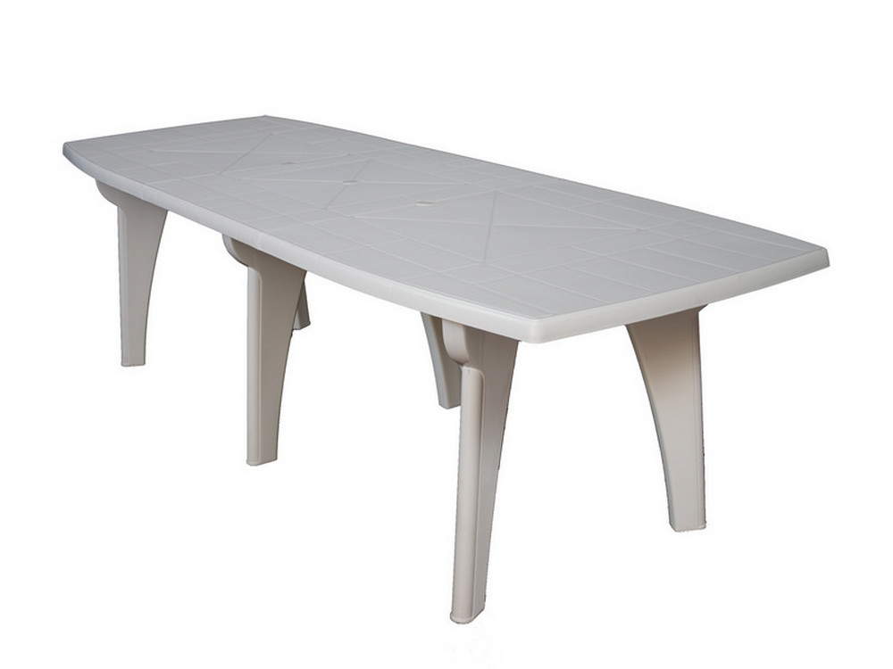 TAVOLO LIPARI 2 cm. 250x90x72 h col. Bianco