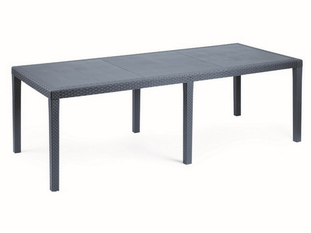 TAVOLO QUEEN cm. 150÷220x90x72 h col. Antracite
