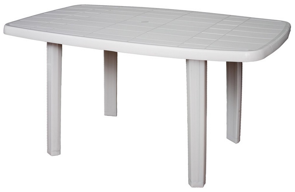 TAVOLO SORRENTO cm. 140x80x72 h col. Bianco