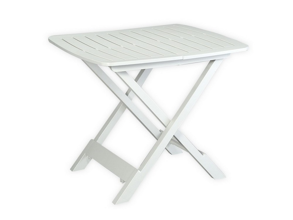 TAVOLO TEVERE PIEGHEVOLE cm. 79x72x70 h col. Bianco