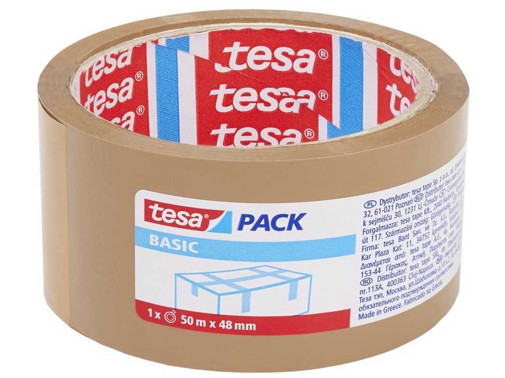 Tesa NASTRO DA IMBALLO BASIC mm. 48x50 mt. col. Avana