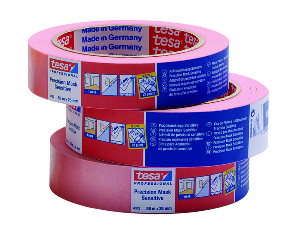 Tesa NASTRO PER MASCHERATURA PRECISION MASK SENSITIVE ROSA  mm. 25x50 mt.