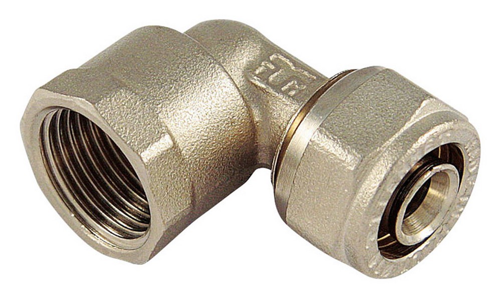 Tiemme RACCORDO PER TUBO MULTISTRATO curvo femmina mis. 16x1/2