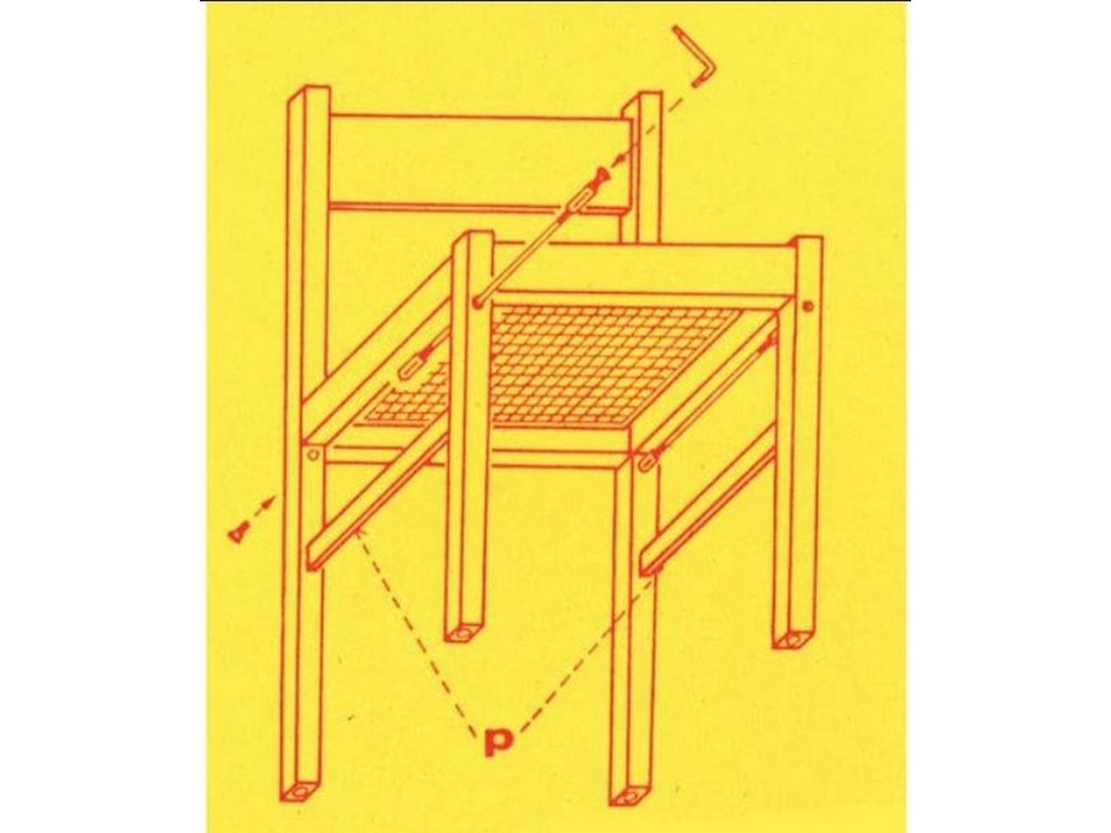 TIRANTINI PER SEDIE cm. 37÷48  4 pz.