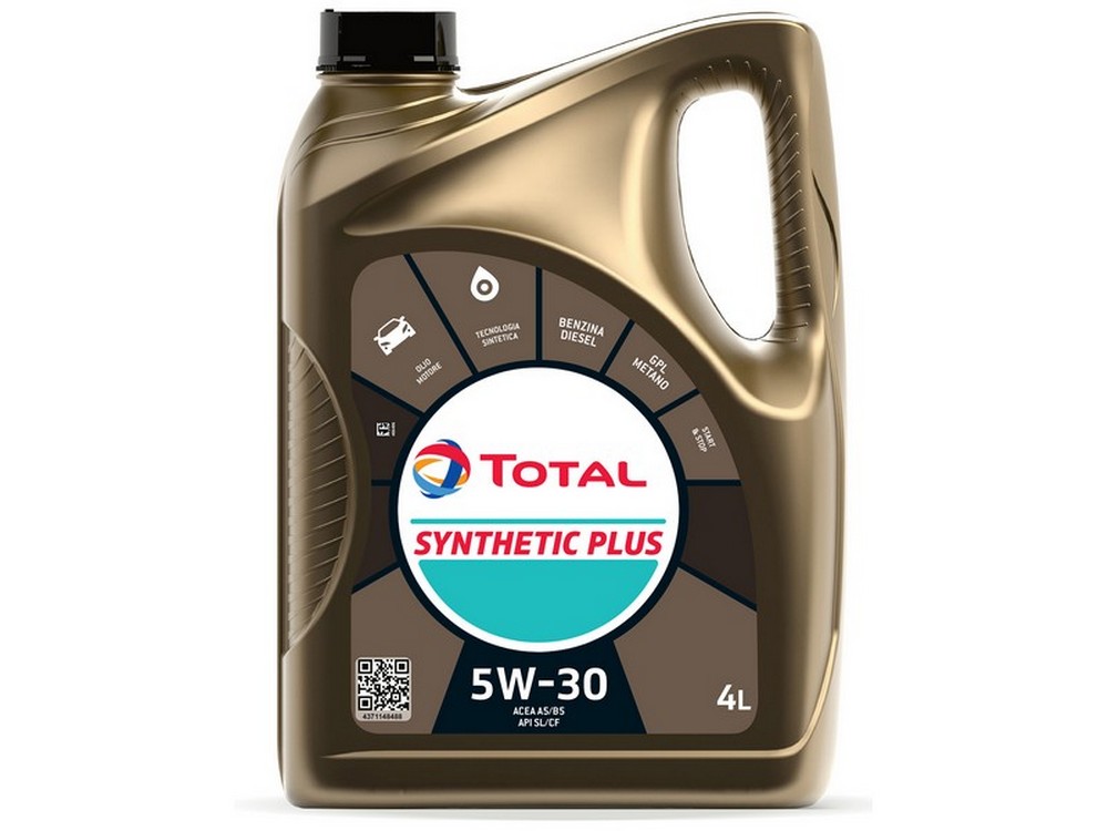 Total OLIO MOTORE SYNTHETIC PLUS 5W30 lt. 4