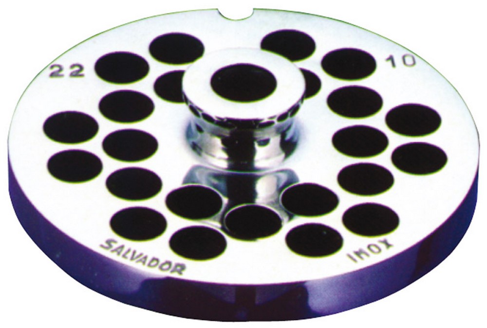 TRAFILA PER TRITACARNE Inox per PORKERT e REBER n° 22 (Ø  4,5 - 118 fori)