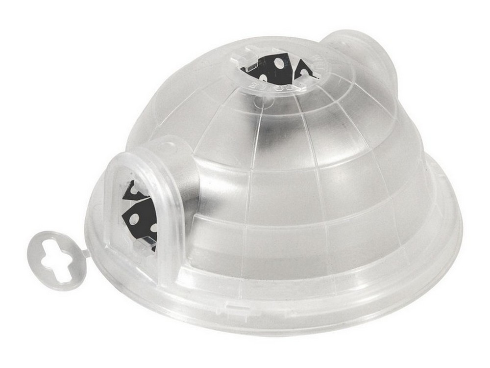 TRAPPOLA PER TOPI A CUPOLA 3 ENTRATE  Ø cm. 16,3x8,5 h