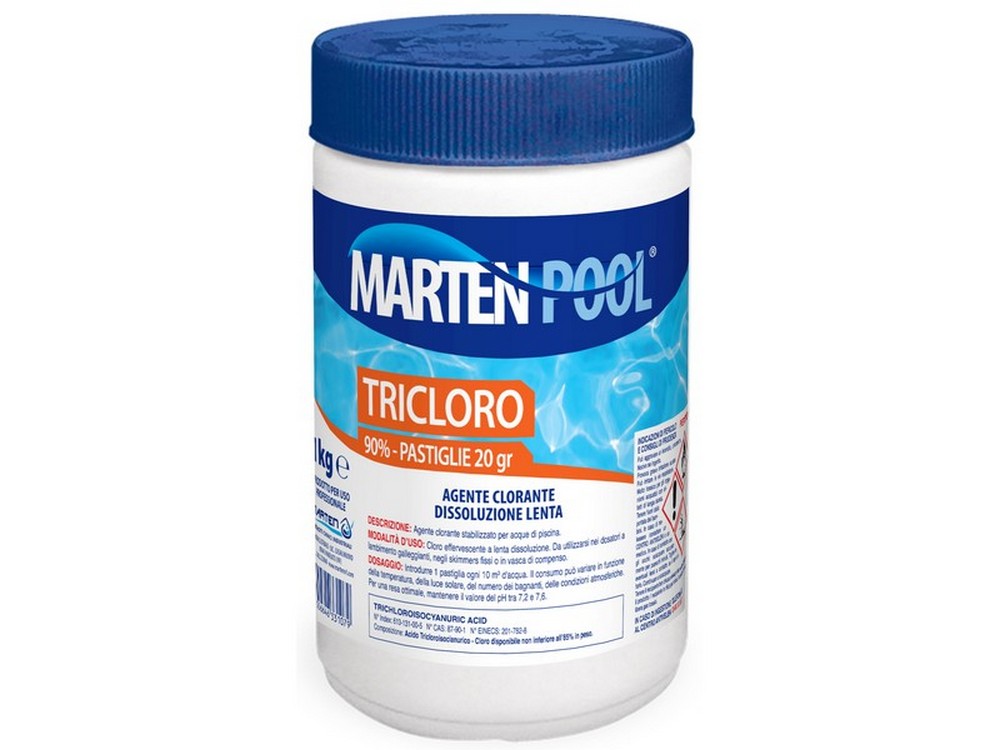 TRICLORO IN PASTIGLIE 20 GR.  kg. 1