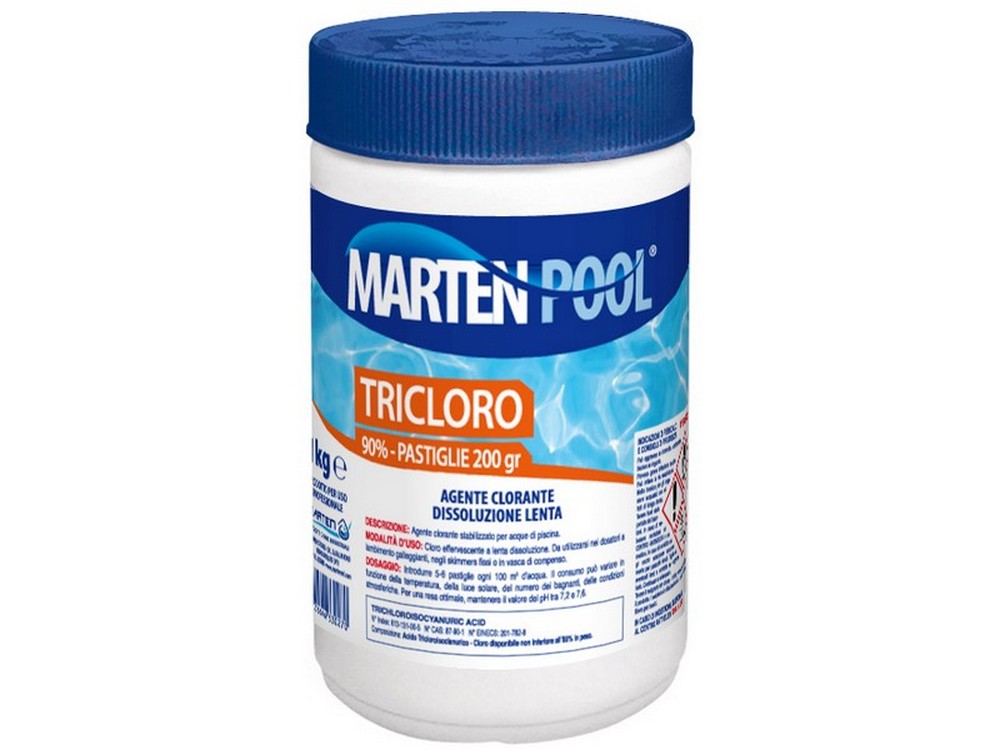 TRICLORO IN PASTIGLIE 200 GR.  kg. 1