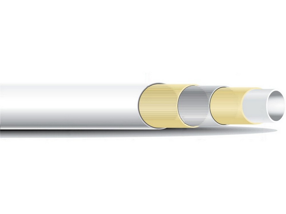 TUBO MULTISTRATO NUDO spessore alluminio mm. 0,20 mis. 16x2,0