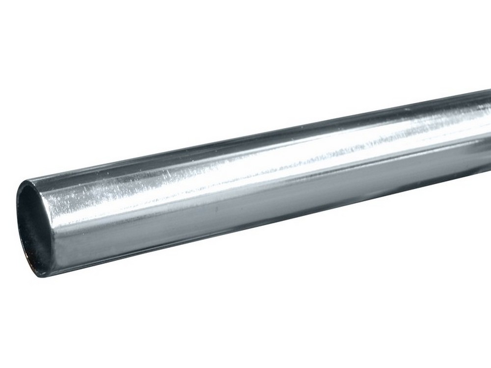 TUBO TONDO PER ARMADI IN ACCIAIO CROMATO  Ø mm. 25x3 mt.