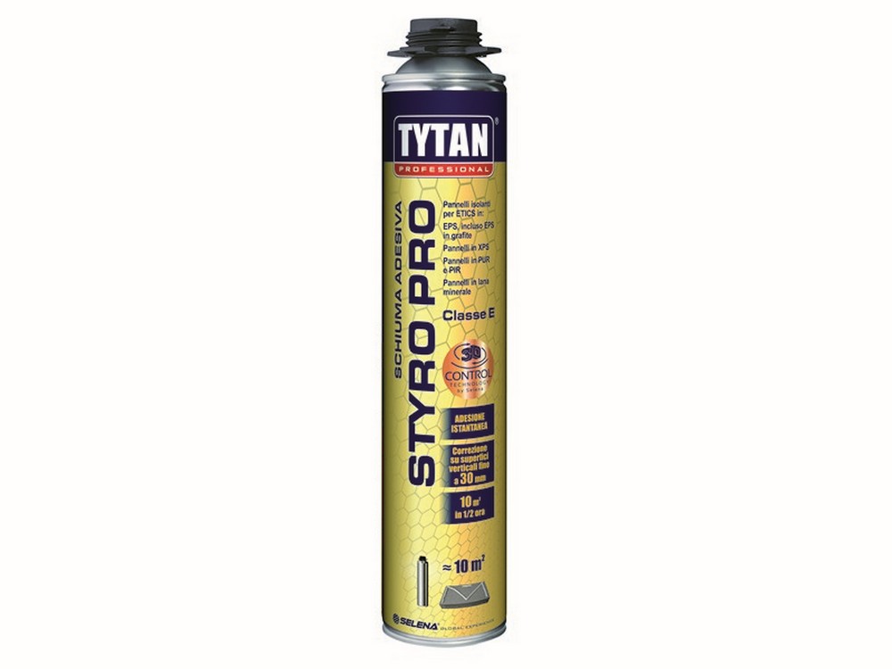 Tytan SCHIUMA ADESIVA PER CAPPOTTO STYRO PRO A PISTOLA  ml.750