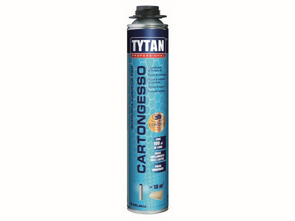 Tytan SCHIUMA ADESIVA PER CARTONGESSO A PISTOLA ml. 840