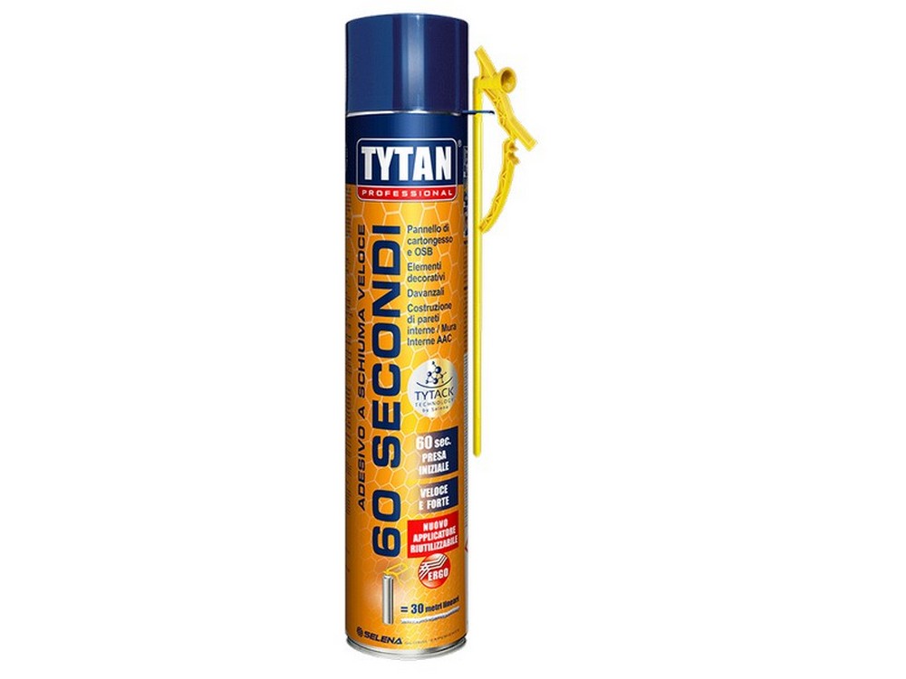 Tytan SCHIUMA POLIURETANICA 60 SECONDI MANUALE ml.750