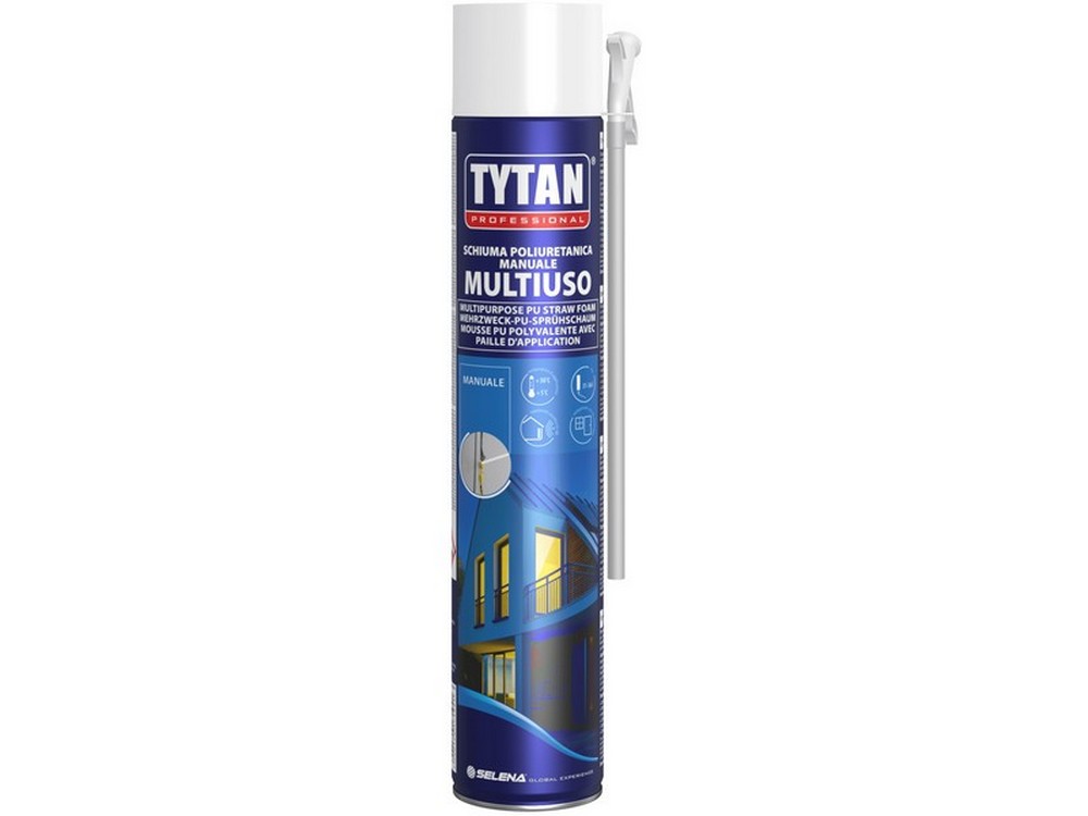 Tytan SCHIUMA POLIURETANICA UNIVERSALE MULTIUSO MANUALE ml. 750