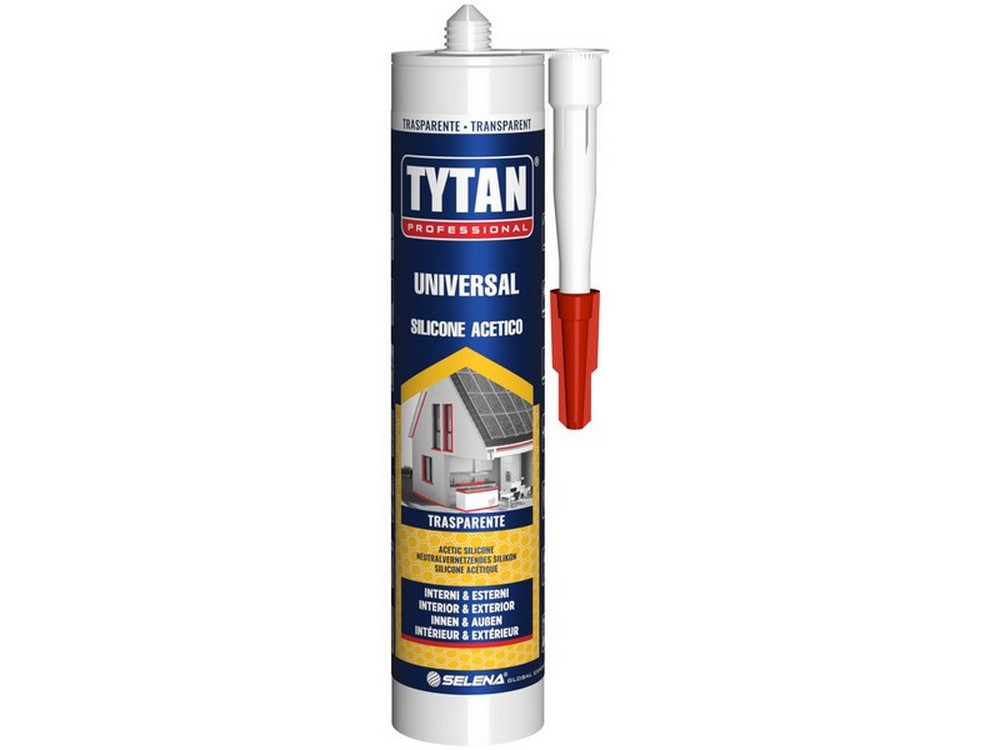 Tytan SILICONE ACETICO UNIVERSALE  ml. 280 - Marrone