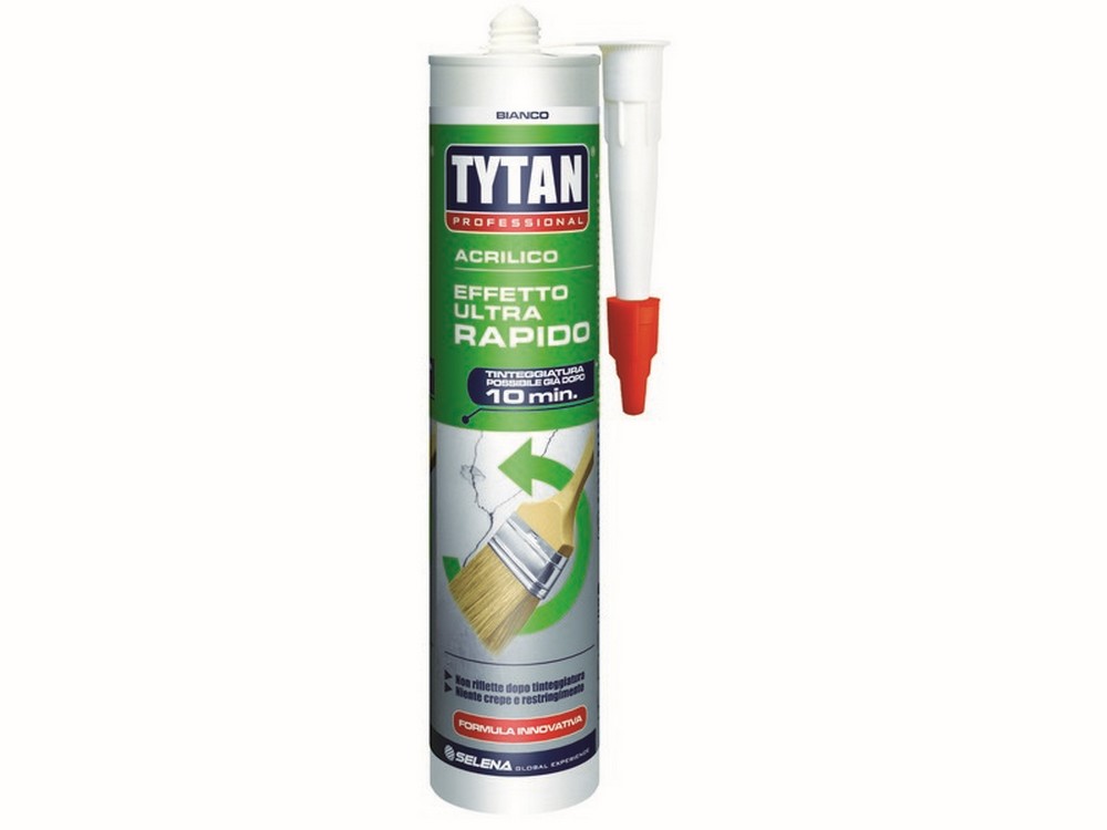 Tytan SILICONE ACRILICO ULTRA RAPIDO ml. 300 - Bianco