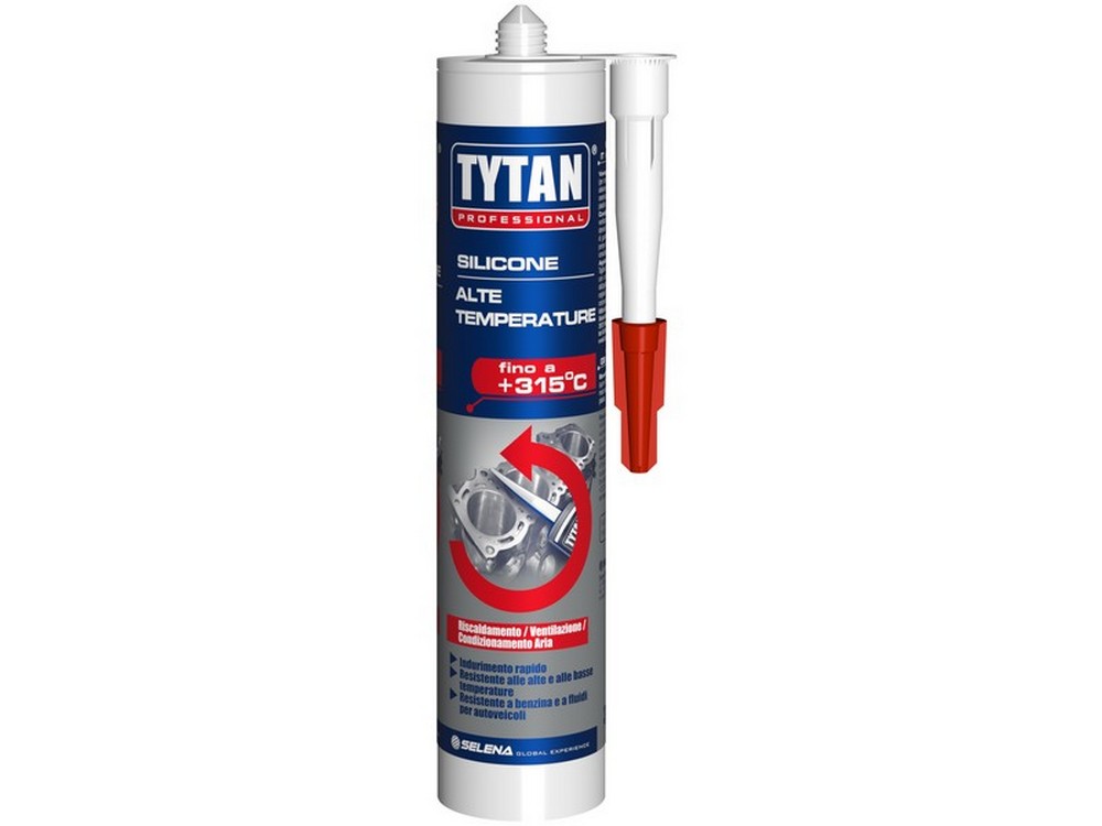 Tytan SILICONE ALTA TEMPERATURA  ml. 300 - Rosso