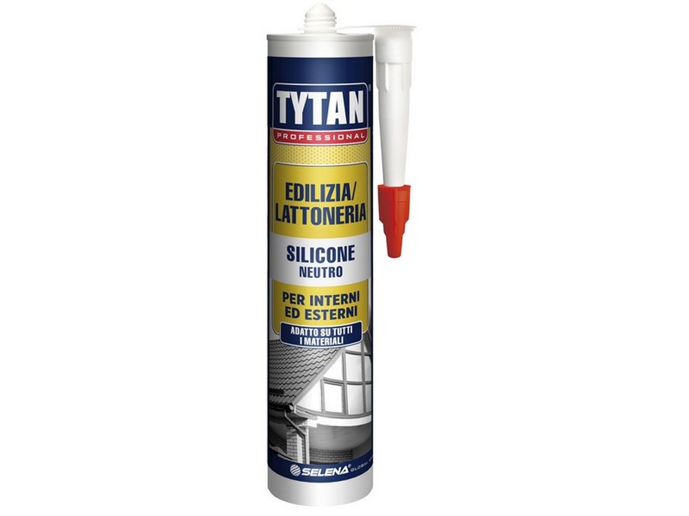 Tytan SILICONE EDILIZIA NEUTRO EDILIZIA/LATTONERIA ml. 300 - Grigio