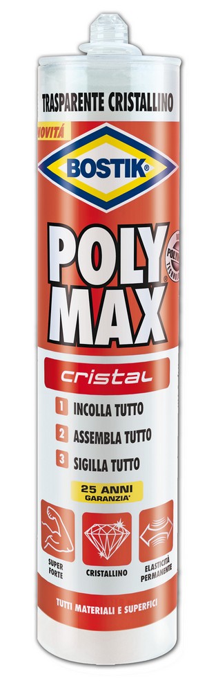 Uhu Bison COLLA BOSTIK POLY MAX CRISTAL  gr. 300 - Trasparente