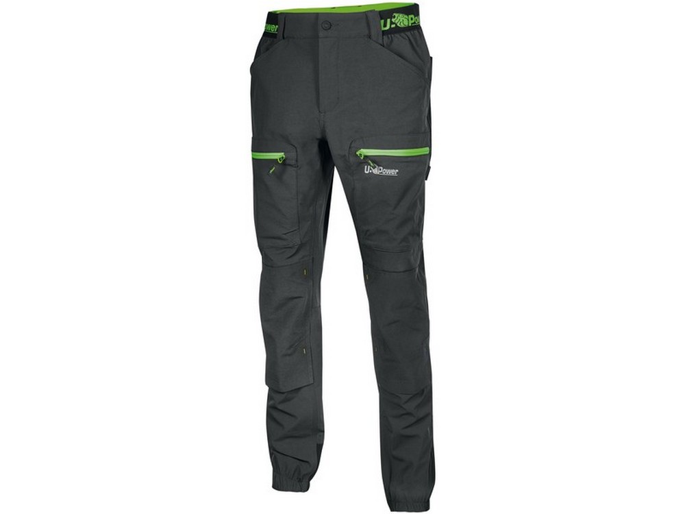 U-Power PANTALONE HORIZON Col. Grigio/Verde Mis. XXL
