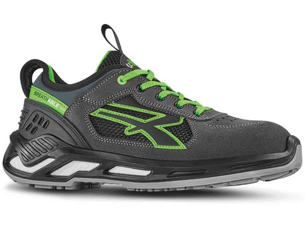 U-Power SCARPE ANTINFORTUNISTICA BASSE S1P SRC ESD NEGAN Col. Antracite Mis. 42