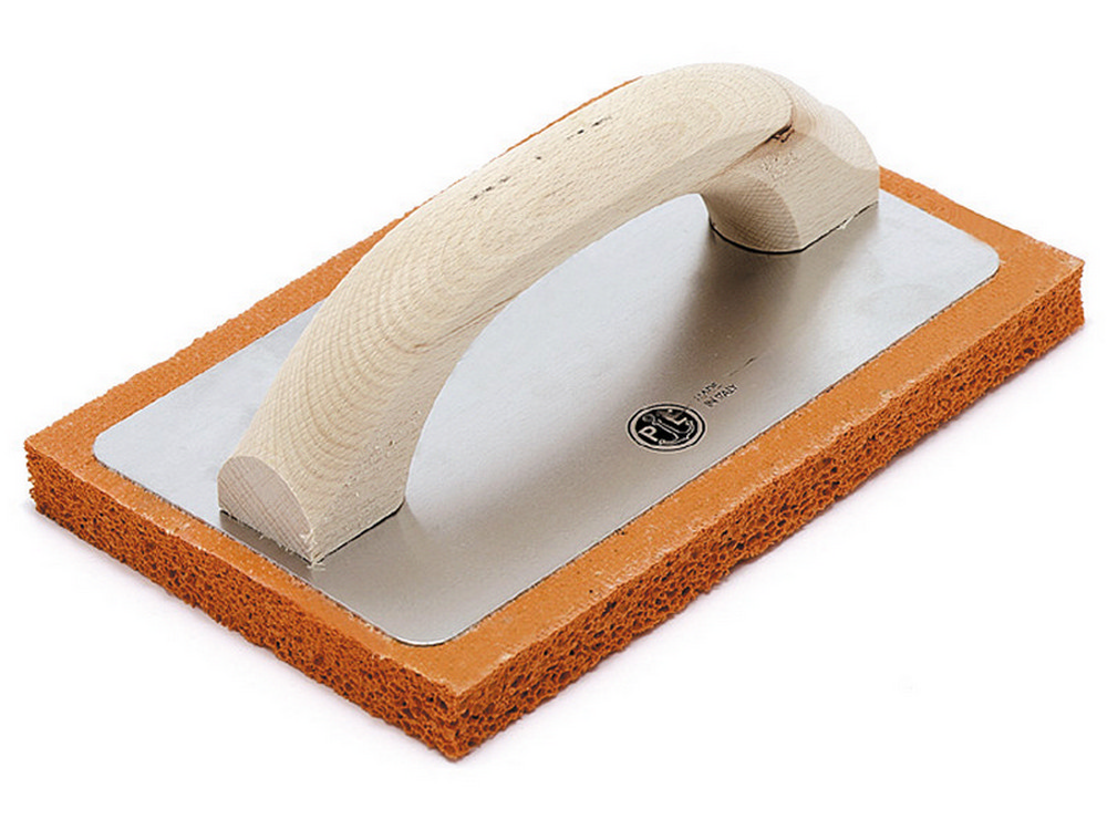 Ancora FRATTAZZO PER INTONACI GOMMA ARANCIONE Grana media art. 820 cm. 21,5x13,5