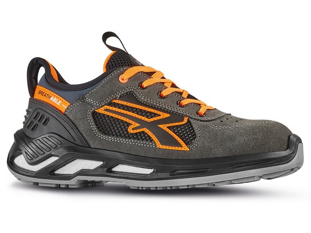 U-Power SCARPE ANTINFORTUNISTICA BASSE S1P SRC ESD RYDER Col. Antracite Mis. 40