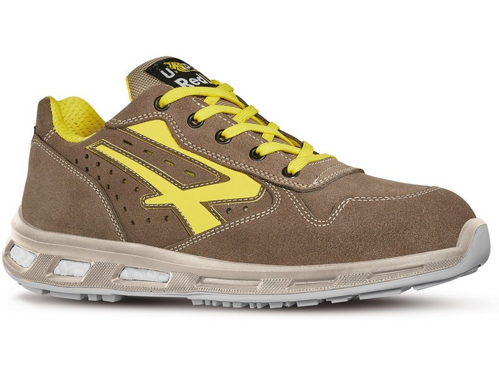 U-Power SCARPE ANTINFORTUNISTICA BASSE S1P SRC REDLION ADVENTURE Col. Beige Mis. 40