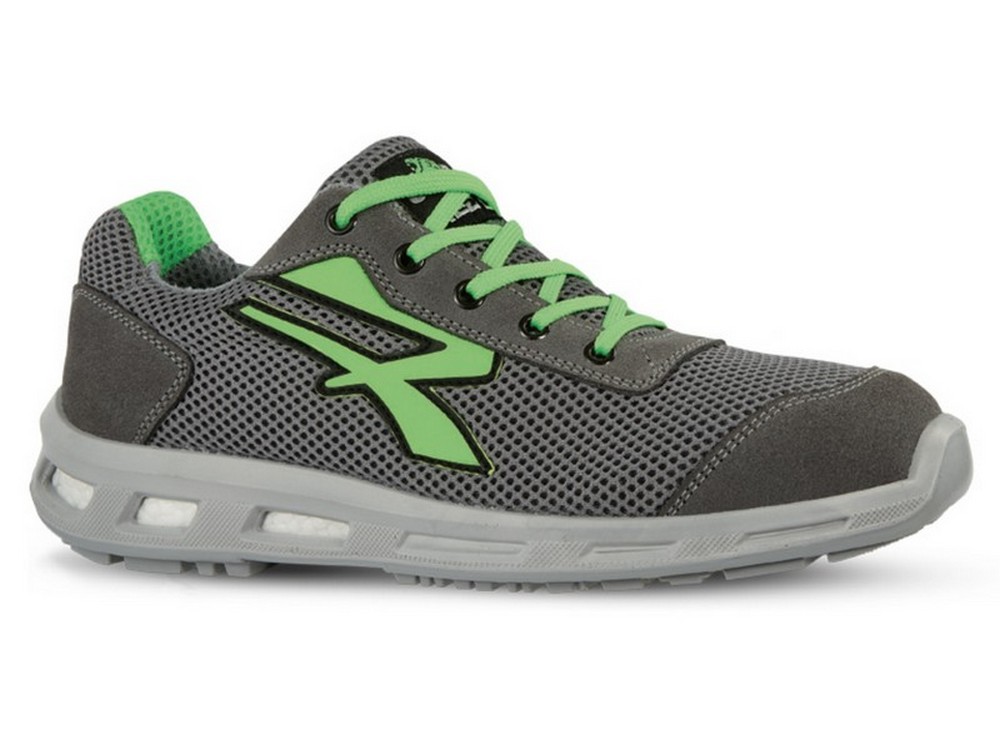 U-Power SCARPE ANTINFORTUNISTICA BASSE S1P SRC REDLION SUMMER Col. Grigio Mis. 44