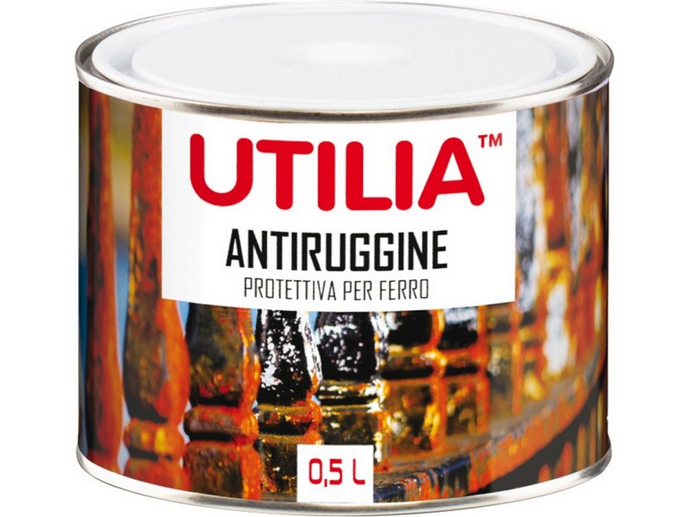 Utilia ANTIRUGGINE  ml. 500 Rosso ossido