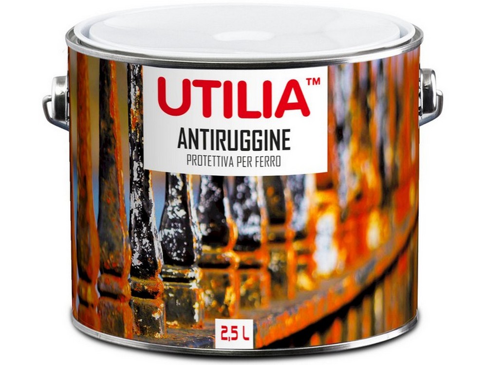 Utilia ANTIRUGGINE lt. 2,5 Rosso ossido