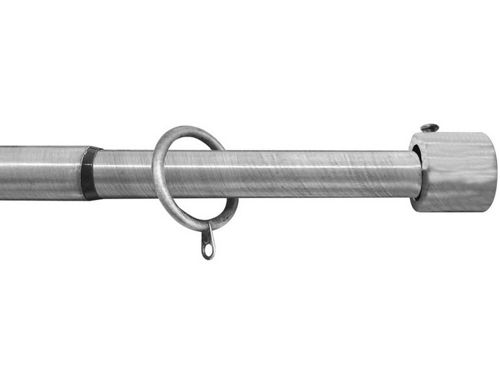 Utilia BASTONE PER TENDE NEW YORK Estensibile cm. 200÷380 col. Argento