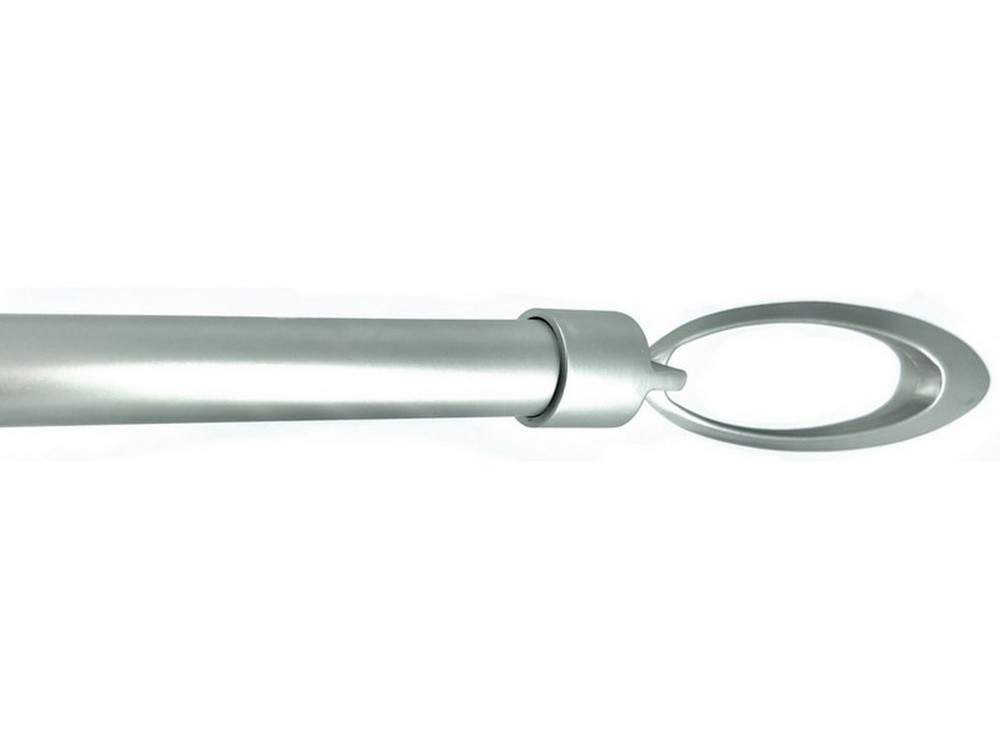 Utilia BASTONE PER TENDE ORBITA Estensibile cm. 71÷122 col. Argento