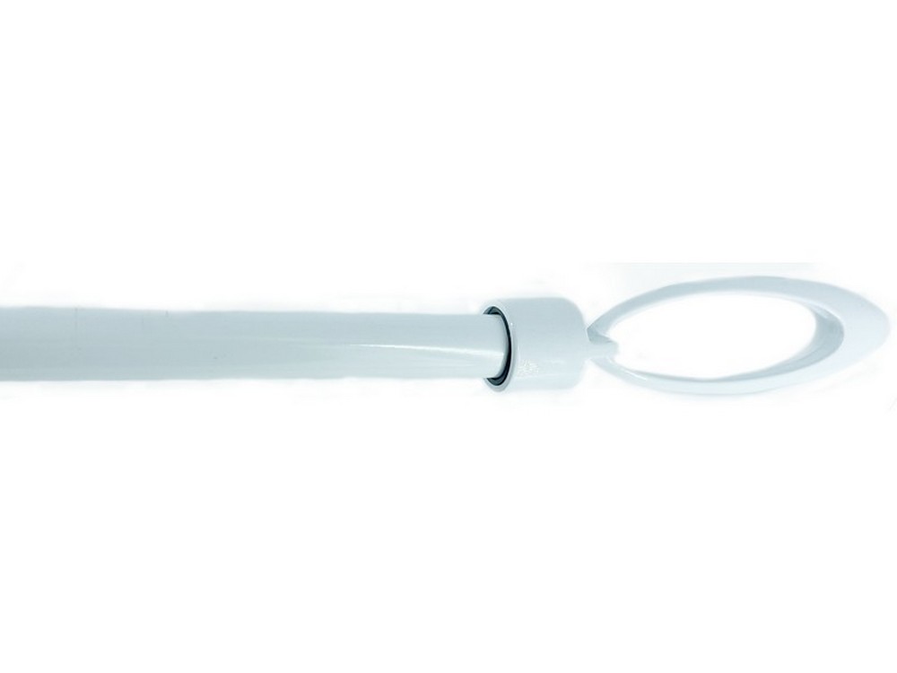 Utilia BASTONE PER TENDE ORBITA Estensibile cm. 71÷122 col. Bianco