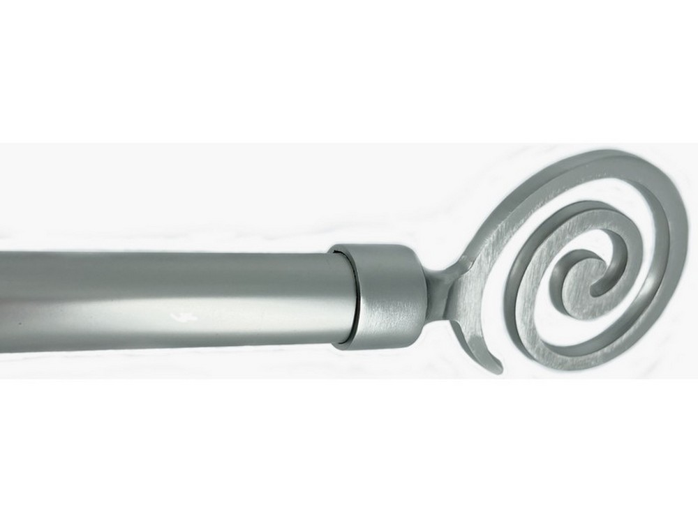 Utilia BASTONE PER TENDE TRIBALE Estensibile cm. 71÷122 col. Argento