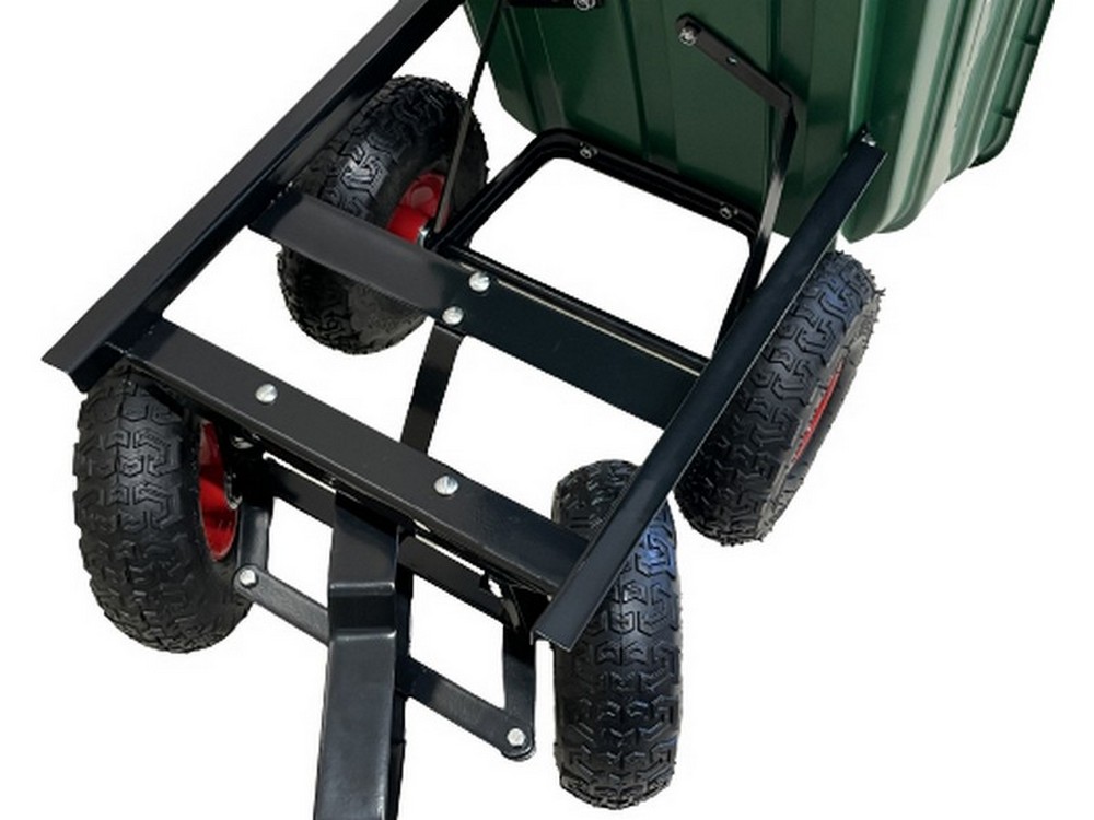 Utilia CARRELLO RIBALTABILE DA GIARDINO lt. 75 portata max kg. 250