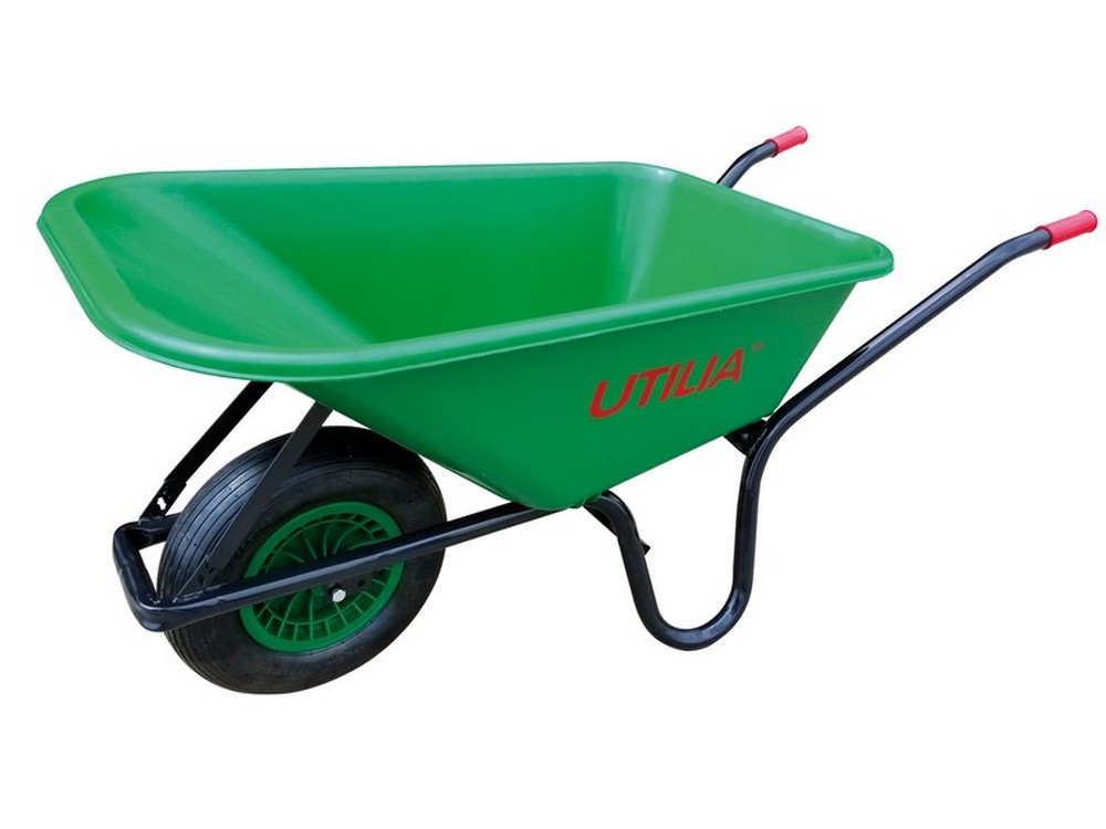 Utilia CARRIOLA CON VASCA IN PLASTICA col. verde lt. 100