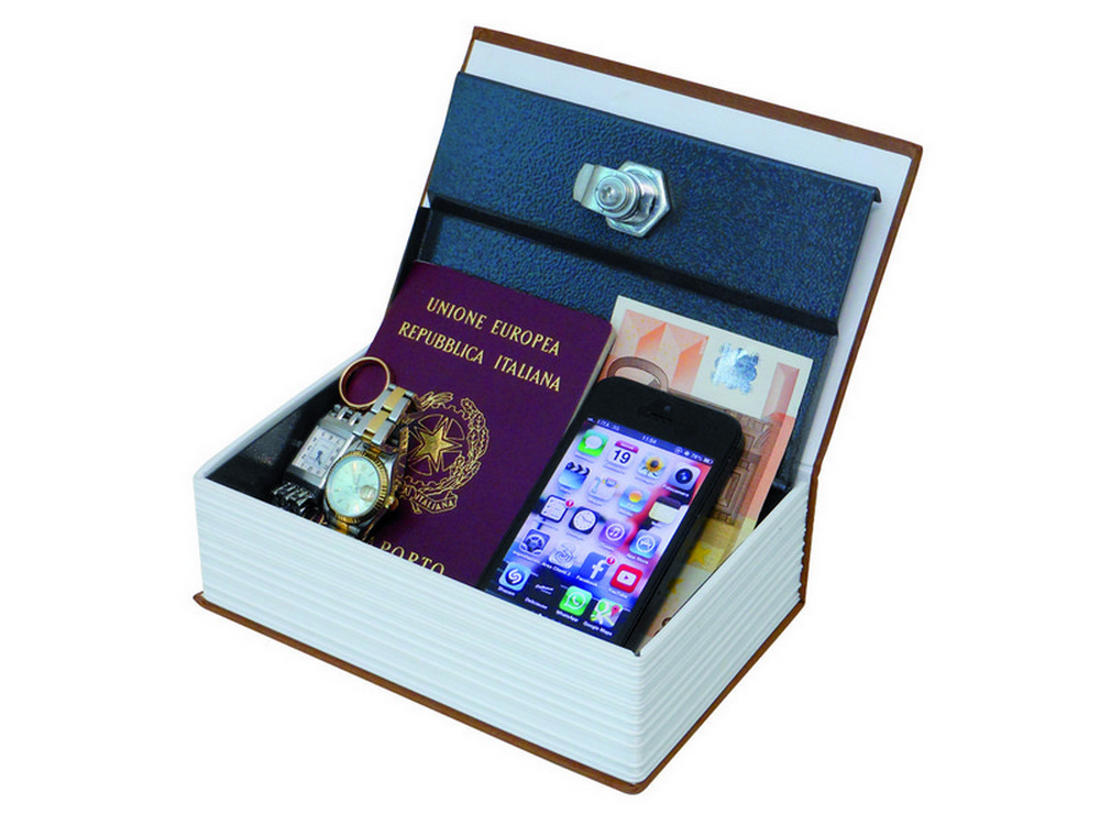 Utilia CASSETTA PORTAVALORI A LIBRO  mm. 265x205x65 h
