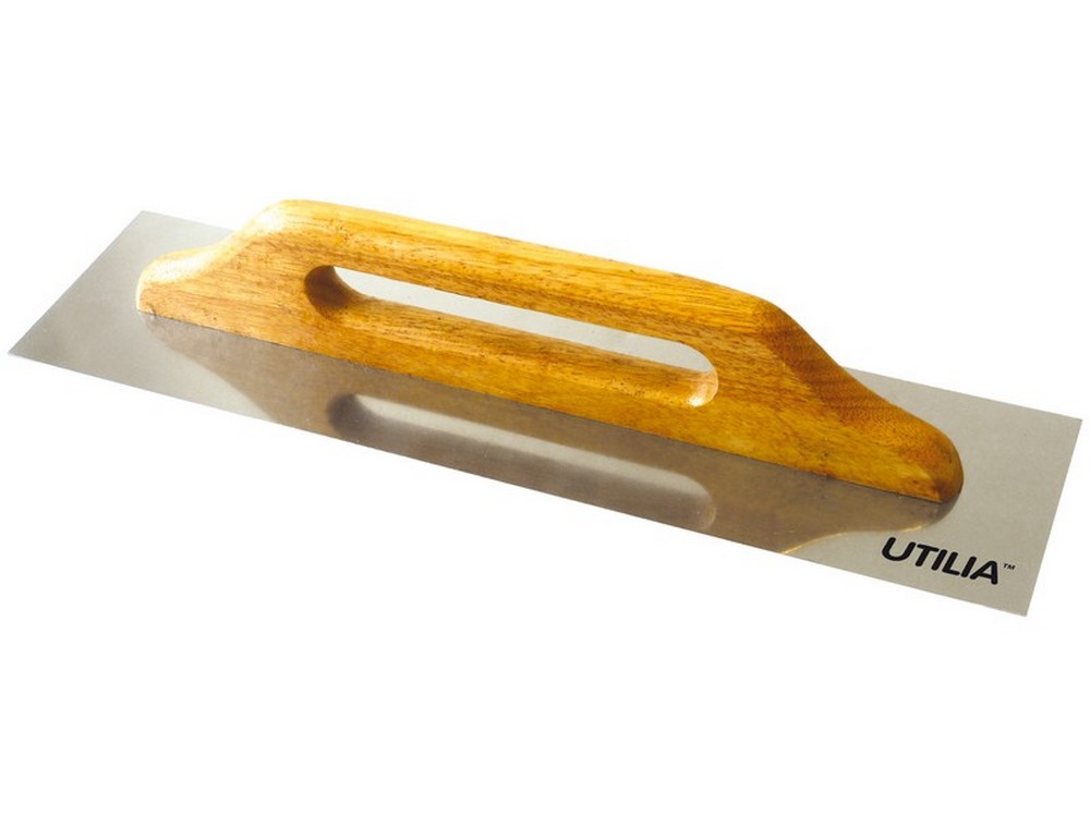 Utilia FRATTAZZO CON MANICO IN LEGNO MOD. TEDESCO  cm. 48x12
