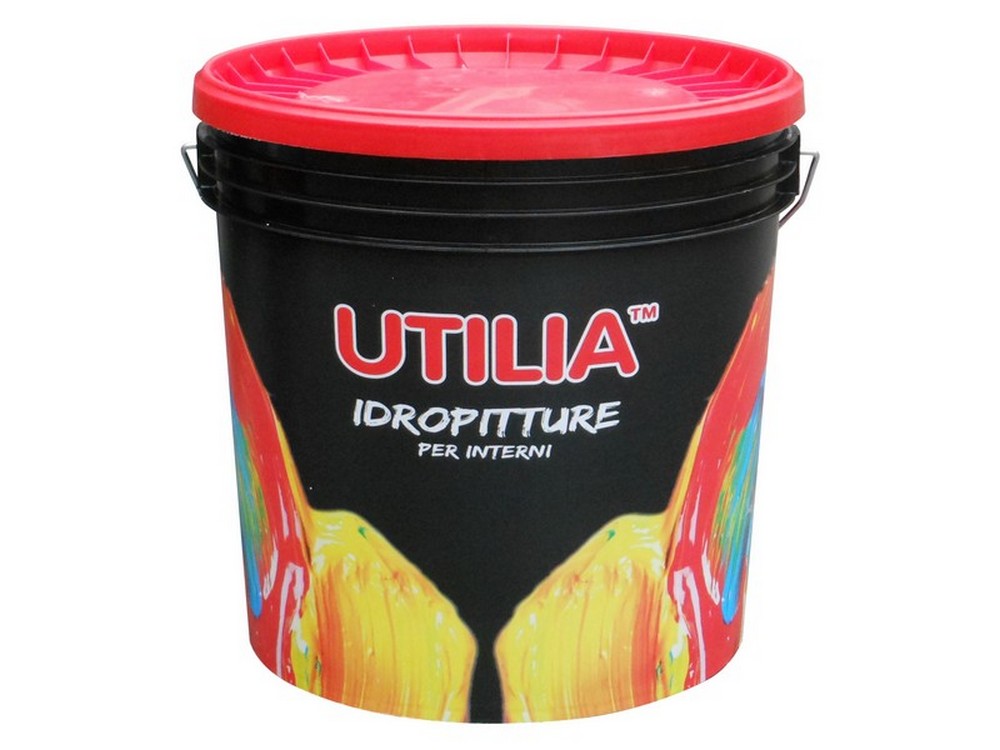 Utilia IDROPITTURA A TEMPERA col. Bianco lt.14