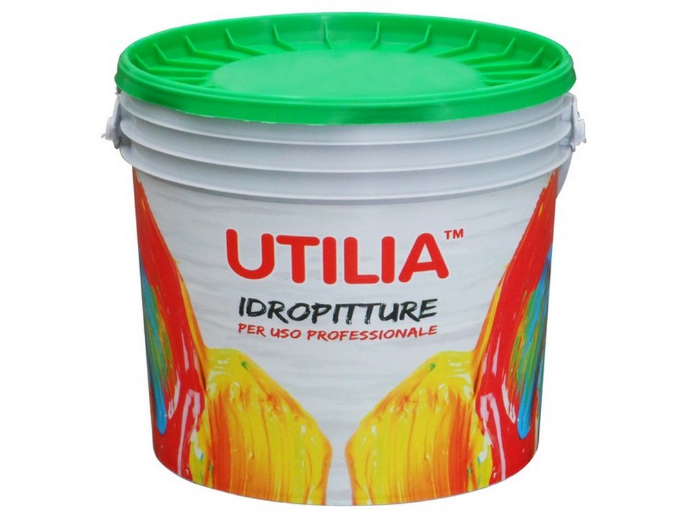 Utilia IDROPITTURA AL QUARZO LISCIO col. Bianco lt. 4