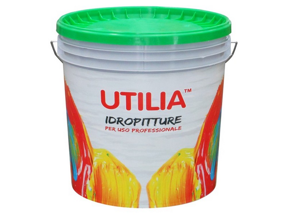 Utilia IDROPITTURA AL QUARZO LISCIO col. Bianco lt.14
